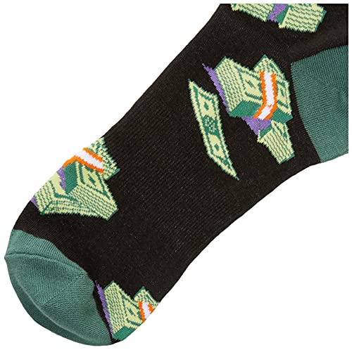 Image of K. Bell Socks womens Retro Varsity Lettuce Crew