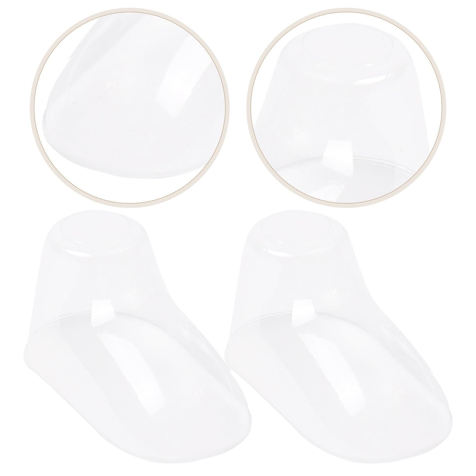 Expositor de Calcetines Blanco Mini Práctico para Zapatos de Ñiño y Pequeños Molde Plástico 100 Unidades para Mantener Forma en Tienda y Hogar