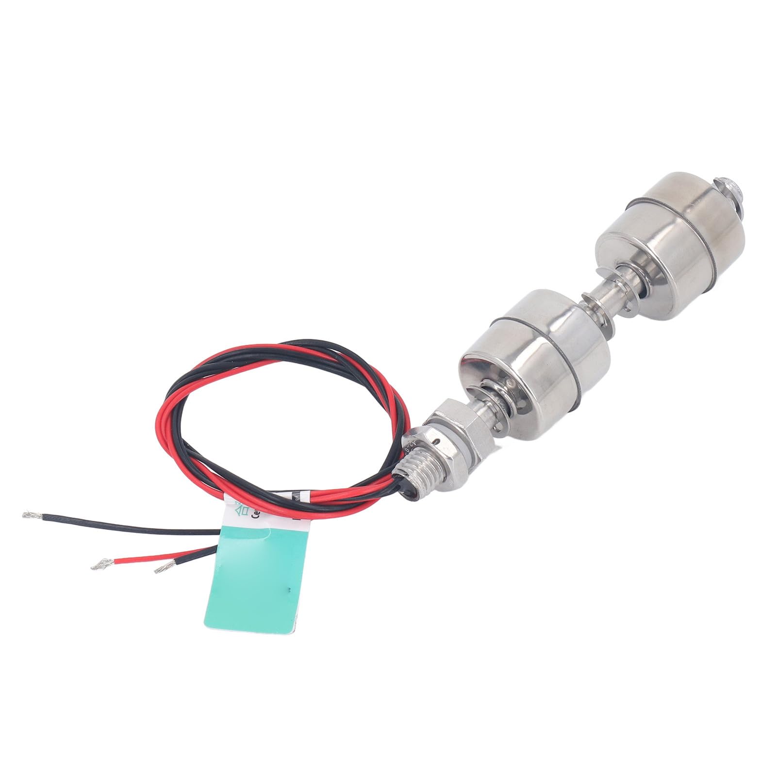 Doppelkugel-Schwimmerschalter Wasserstandsregler 0-220V Flüssigkeitsstand Alarm mit 400mm Kabel für Wassertanks, Pools, Waschbecken und Aquarien