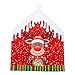 Produktbild Aoogo Festival Weihnachten Karneval Zubehör,Dress up,Dekoration, Weihnachtsdekoration Stuhlhussen Esszimmer Sitz Weihnachtsmann Home Party Decor