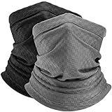 【Atmungsaktiv und weich】Mit hochwertigem Nylon material, hat die Eigenschaften der Feuchtigkeitsaufnahme und des Schweißes. Atmungsaktiv, leicht, saugfähig und schnell trocken. Diese weiche und dehnbare Mehrzweck-Bandanas Schlauchschal ist angenehm für Frühling, Sommer und Herbst zu tragen.