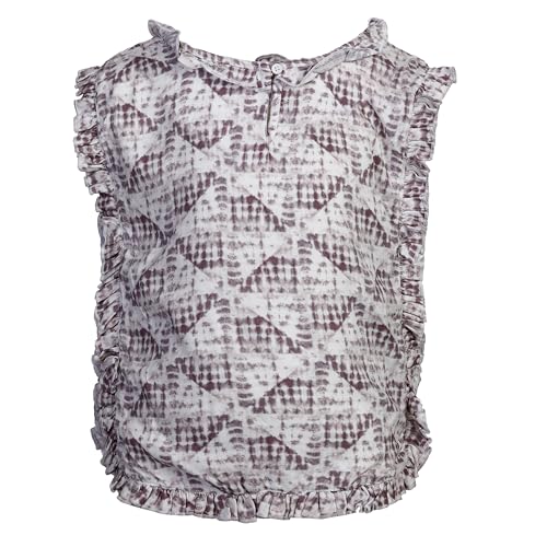 Image of Cotton Casual Round Neck All Over Printed Dress for Girls (Pack of 1)