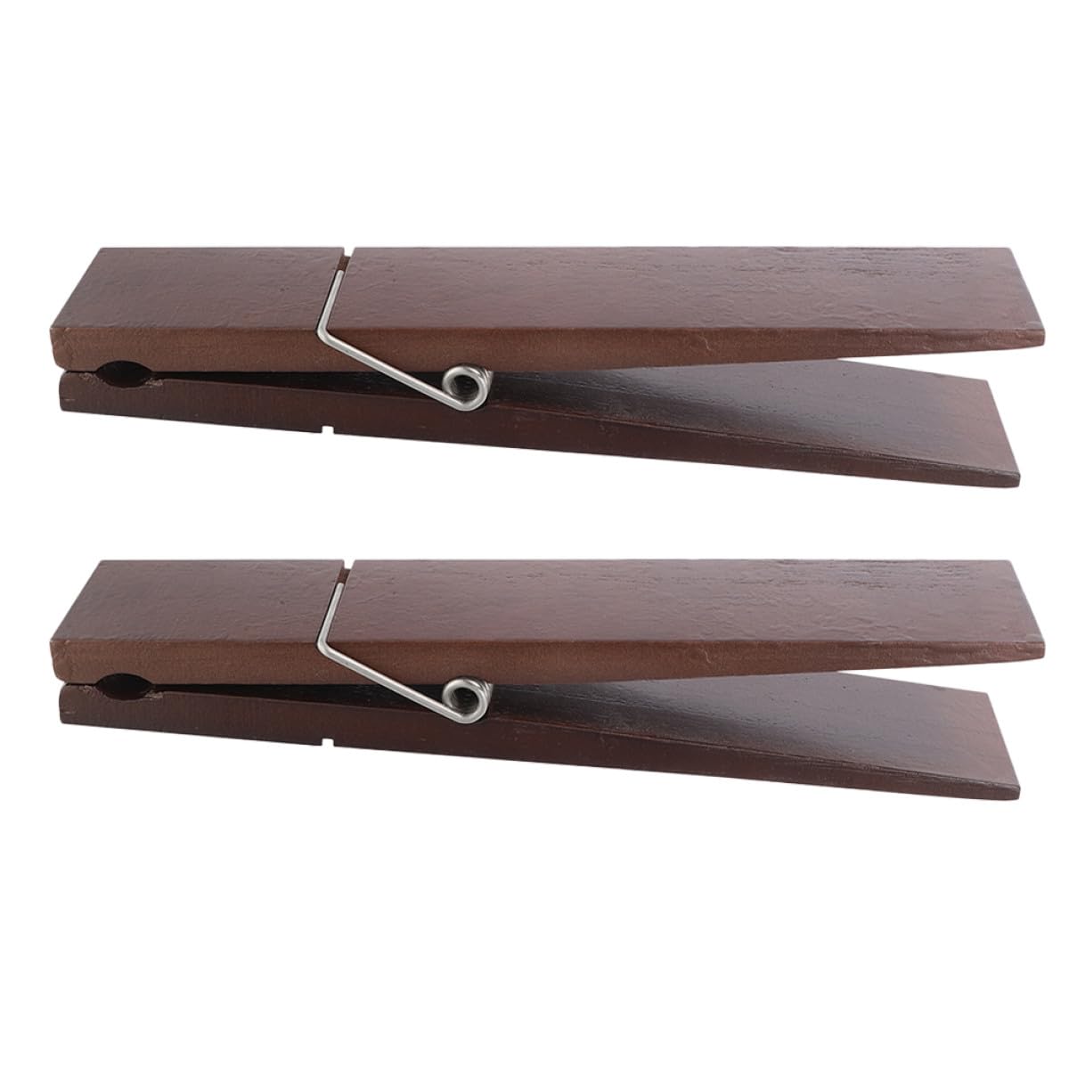 VALICLUD Ganchos para Toallas de Baño Grandes 30x4x5 Cm Madera Natural Resistente Multiusos Colgador Pared para Toallas y Batas 2 Unidades Uso Baño Hogar