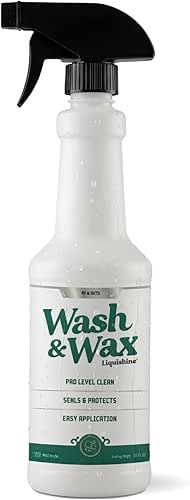 Wash & Wax RV Cleaner, 2-in-1 Exterior RV Wash Soap,