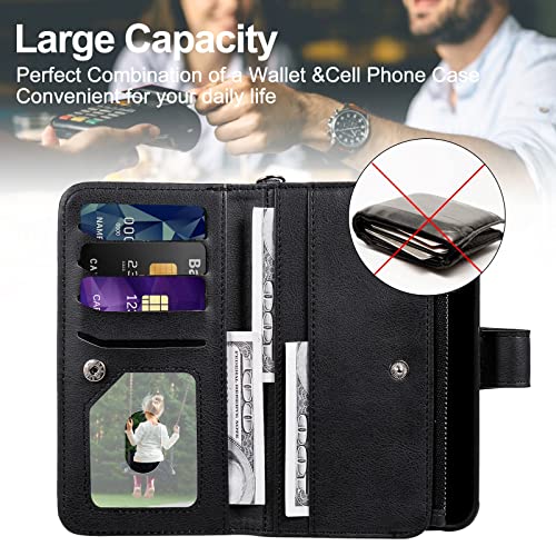 Coque Galaxy A22 5G antichoc résout les risques de casse en cuir noir