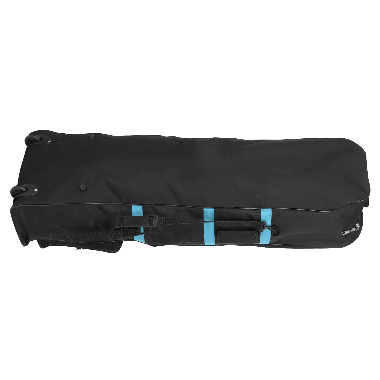Borsa da viaggio per golf con ruote, pieghevole, in tessuto Oxford 600D, per golf, sacca da aviazione, custodia per mazze da golf, sacchetto portaoggetti (Blu)