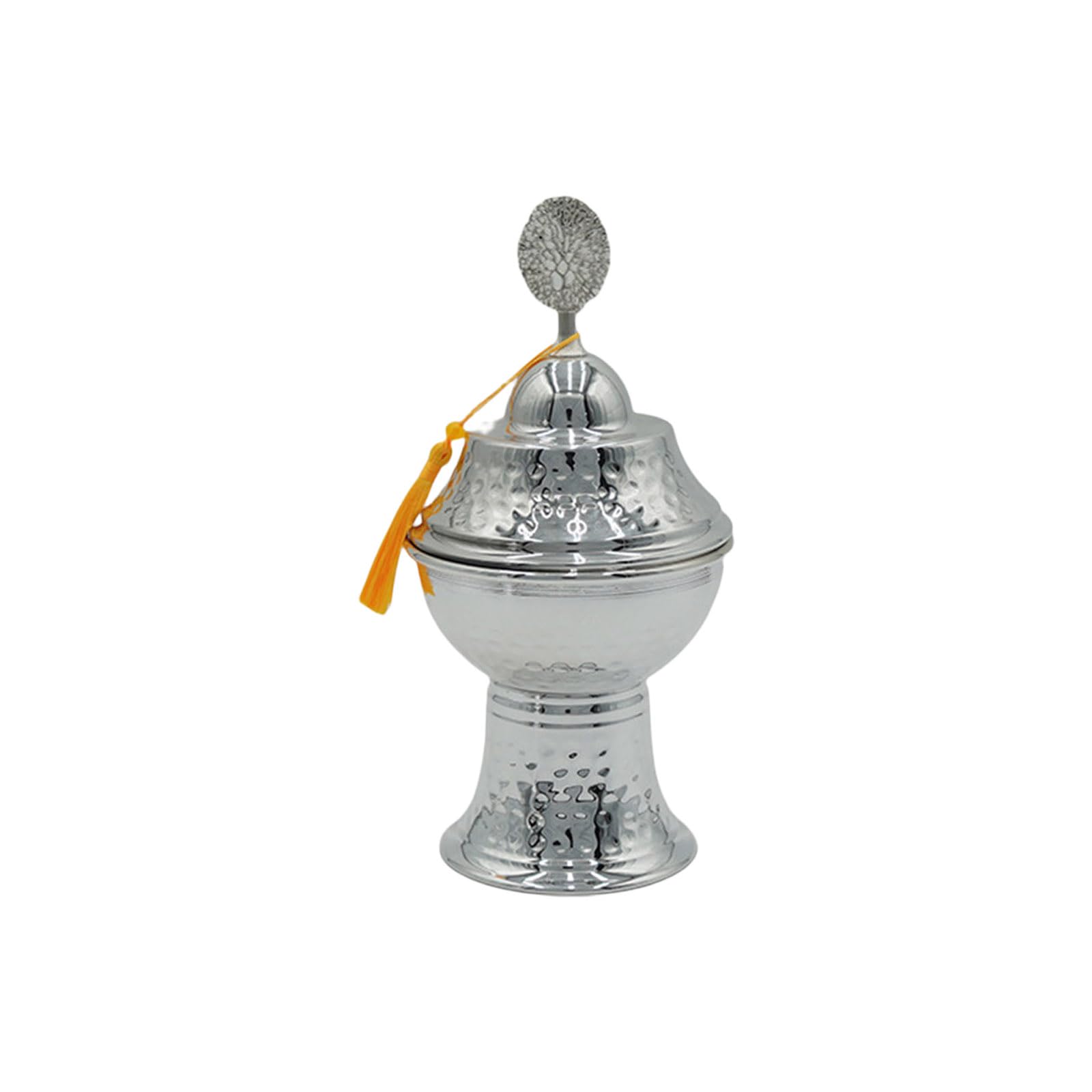 NMFLAB Artistic Metal Fruit Bowl with Traditional Arabian Pattern Candy Container Housewarming Event Living Room Deck Bowl