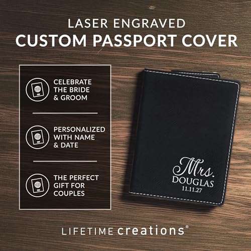Mr. & Mrs. Vegan Leather Passport Covers
