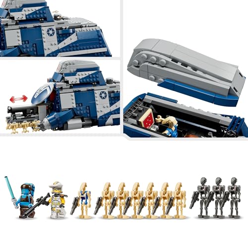 LEGO Star Wars Slag om Felucia Separatist MTT – Bouwbaar Speelgoed voor Kinderen met Speeder, 2 Minifiguren en 10 Droid Figuren – Cadeau voor Jongens vanaf 9 Jaar en Fans van The Clone Wars – 75435 - Afbeelding 5