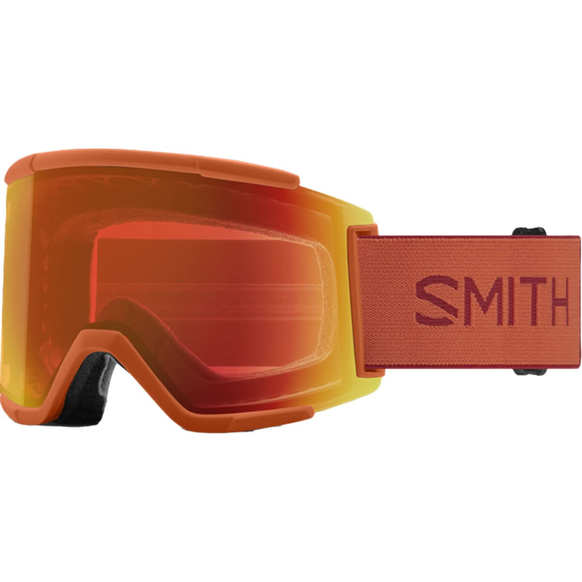 SMITH OPTICS SQUAD XL Ski- Snowboardbrille CARNELIAN 22 - ChromaPOP Red Mirror Everyday NEU