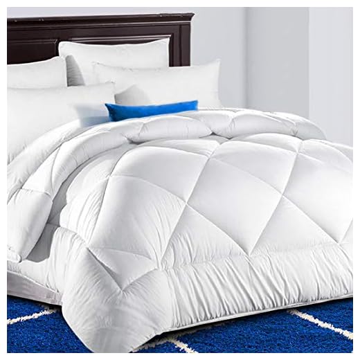 TEKAMON All Season King Comforter Soft Quilted Down Alternative Duvet Insert with Corner Tabs,Luxury Fluffy Reversible Summer Cool Collection for Hotel,Snow White,90 x 102 inches