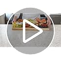 Teakhaus Cutting Board - Extra Large (XL) Wood Cutting Board with Grip Handles - Reversible Teak Edge Grain Wood - Knife Friendly - FSC Certified