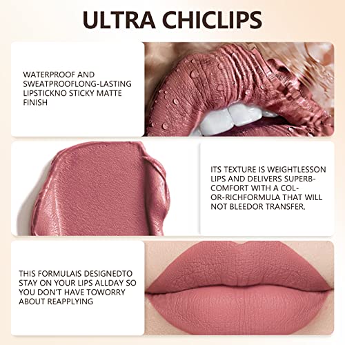 12 Colors Ultra Velvet Liquid Lipstick Gift Set, 9 Pcs Matte Liquid Lipstick + 3 Pcs Glitter Lip Gloss, Red Metallic Lipstick Shimmer Sparkle Lipgloss Nude Shimmer Lip Makeup Beauty Cosmetic #TOP3