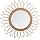 Miroirs Muraux Atmosphera 50cm - Décoration Murale Naturelle Style Bohème Miroir Rosace Rotin