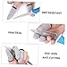 SKISUNO Cost- Carving Gloves 4 Pairs Finger Protectors Cut Protective Tool Fingertip Guards for Safe Craft