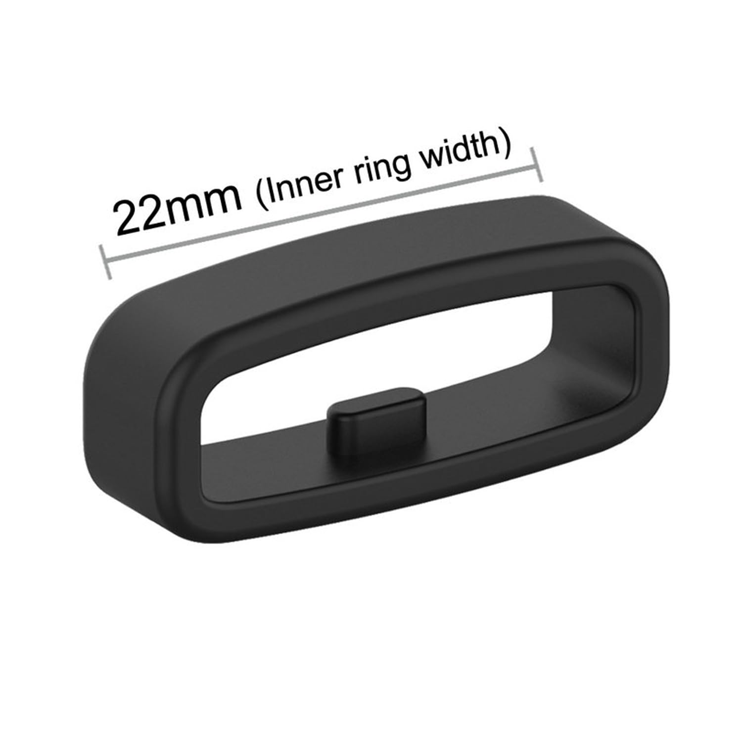 FanTEK 10 piezas de correas de reloj, de silicona, retenedor de correa de reloj de silicona, piezas de anillo de sujeción para correa de reloj inteligente