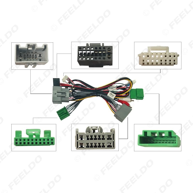 Car Android 16PIN Power Wiring Harness Cable for Volvo XC 90 08-13 Car for Audio Power Cable Connector - (Color Name: B only canbus Box)