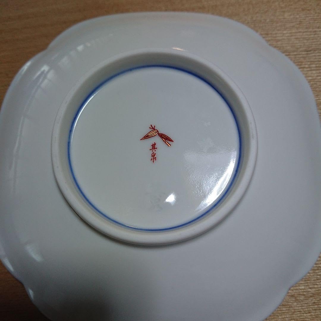 有田焼　其泉窯　四方木甲桜花文 大皿　１枚　銘々皿　5枚　金彩　盛皿 Amazon.co.jp: 其泉 金彩四方木甲桜花文 銘々皿5枚 : おもちゃ