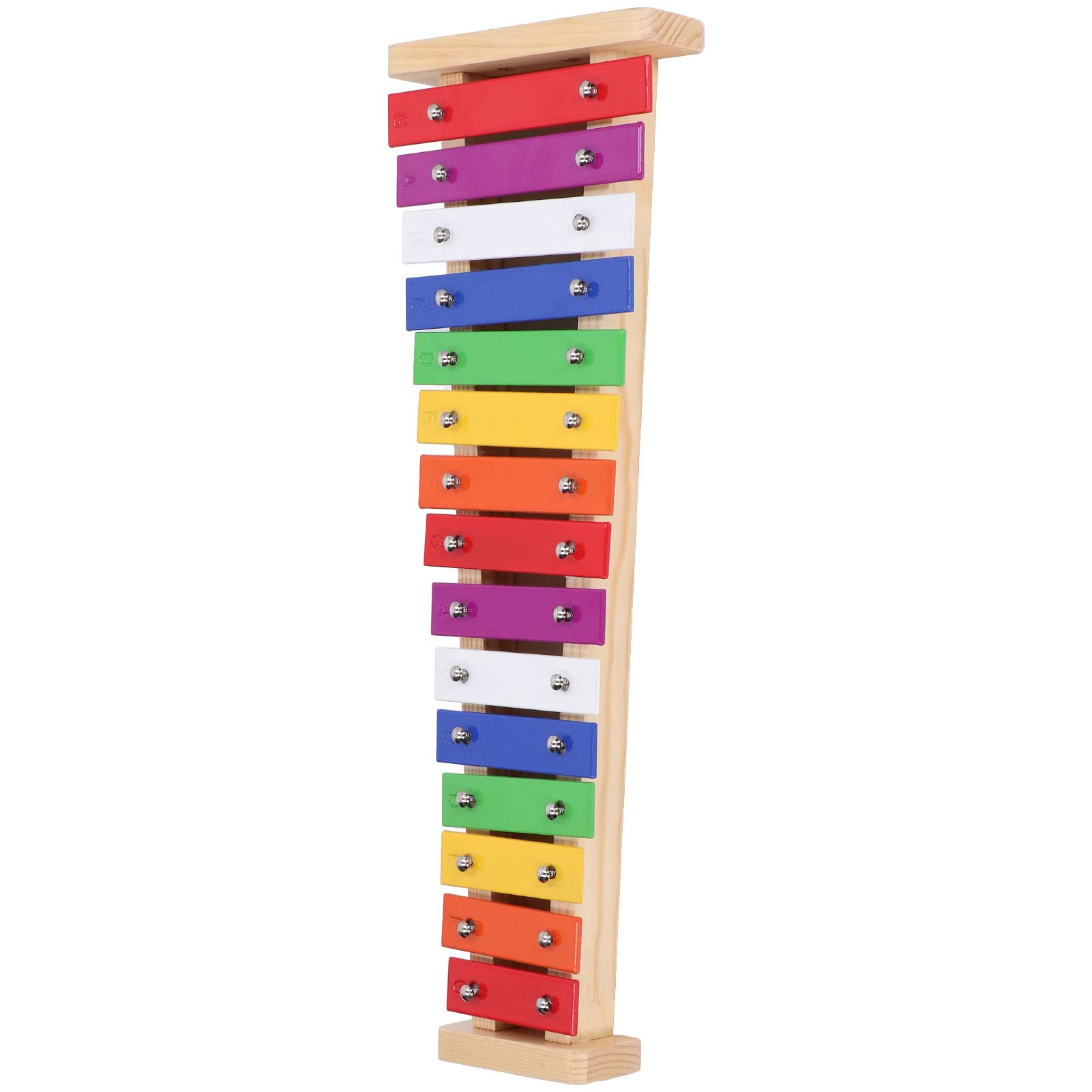 15 chiave colorato xilofono strumento musicale per i bambini,