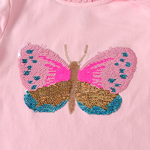 Image of VIKITA Girls Shirts Winter Long Sleeve Shirts Casual Tops for Girls, 2-12 Years