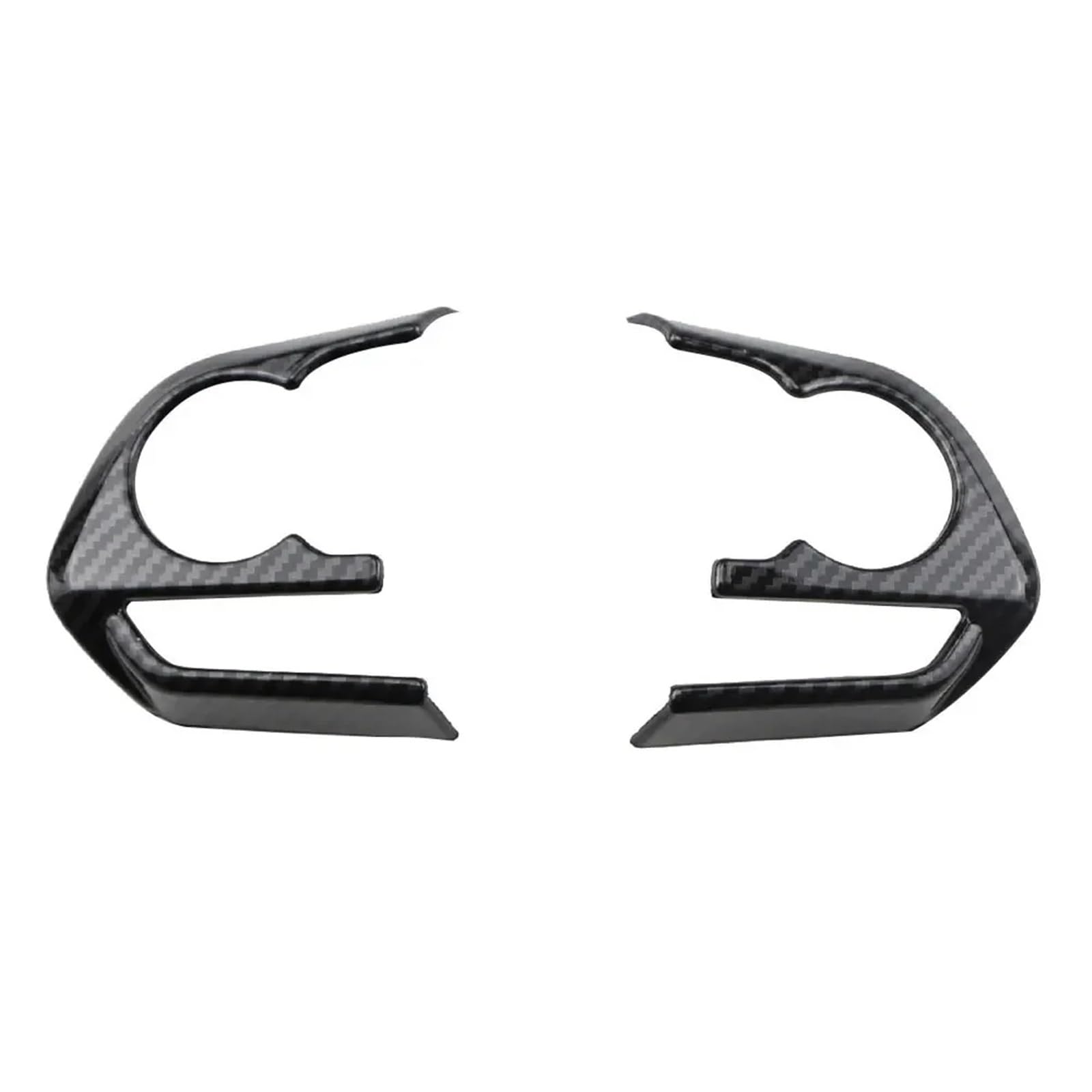 Car Trim Interior for Toyota for RAV4 for RAV 4 for Corolla for Avalon 2019 2020 2021 2022 ABS Car Steering Wheel Button Panel Trim(2Pc 39 Clock)