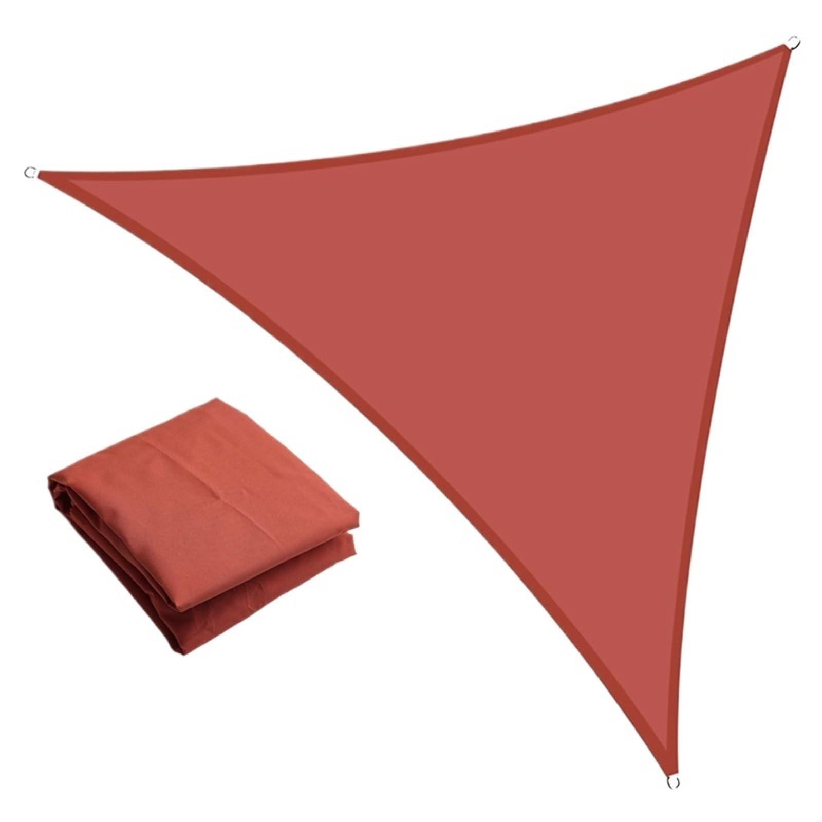 Voile d'ombrage triangulaire pour ombrager une piscine du soleil