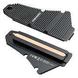 HIMARS Dust-Proof Heatsink, M.2 NVME SSD Heatsink for PS5 (not for PS5 Slim and PS5 Pro) Magnesium Aluminum Alloy Designed with Pure Copper Strip (US-M24)