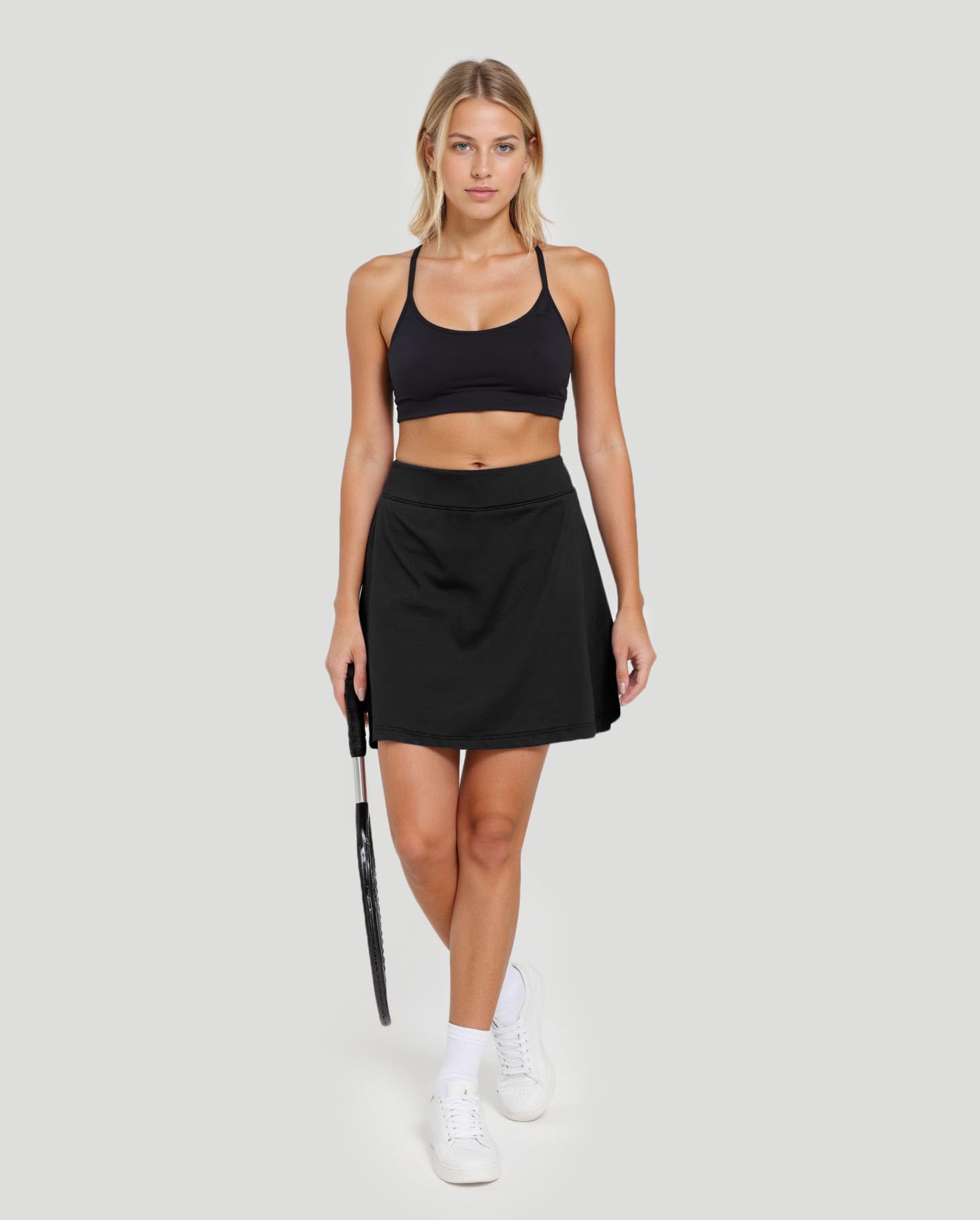 Falda de Tenis para Mujer Falda Pantalón Deportiva de Golf Atlética Mini Faldas con Pantalones Cortos Interiores y Bolsillos para Entrenamiento Correr