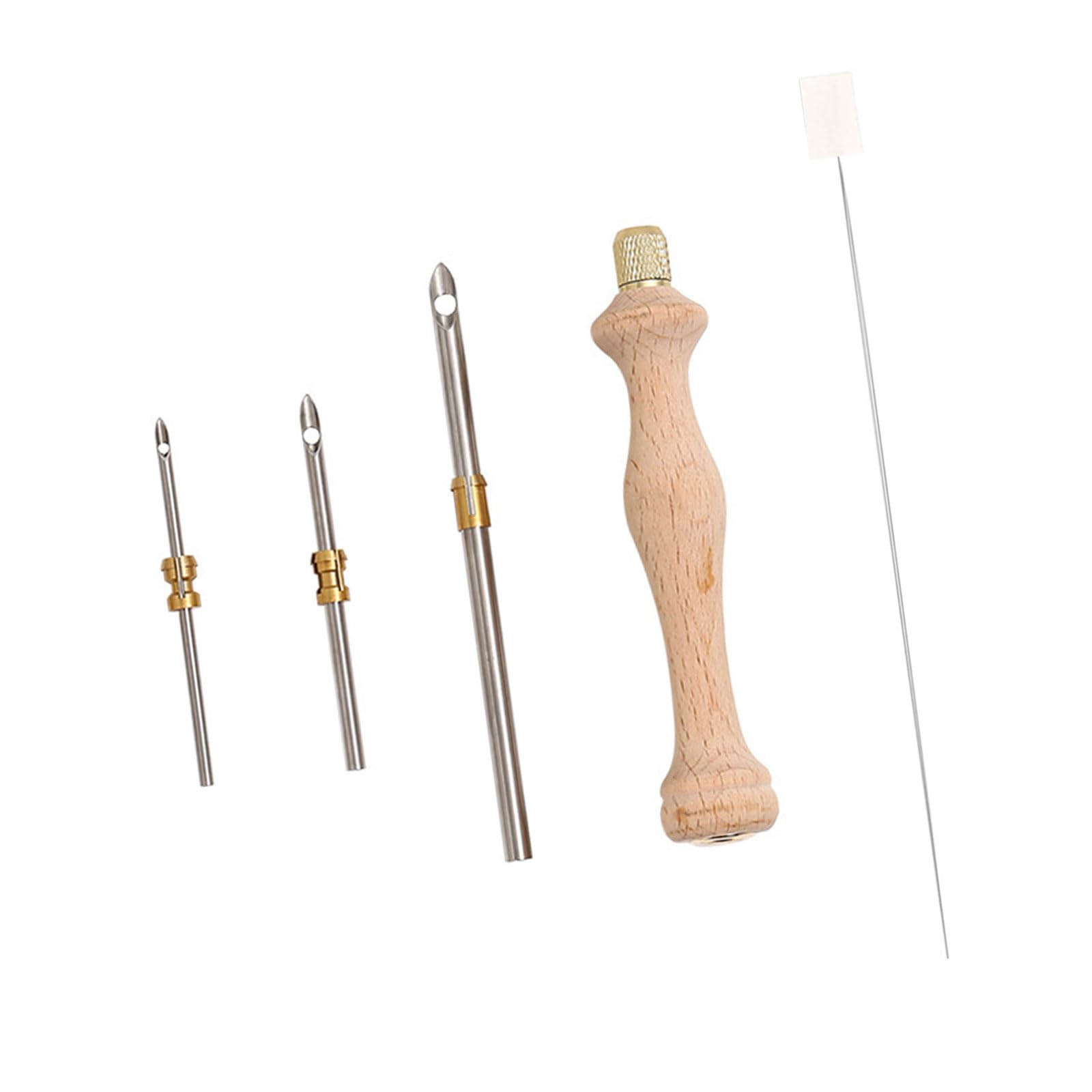 Punched Needle Tool Set Embroidery Pen with Interchangeable Head Needle Pen Needlework Tool Embroidery Punched