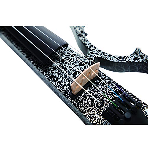 Image of Kinglos. Visual-Art Advanced Electric Violin 4 /4 Full Size Ebony Fittings