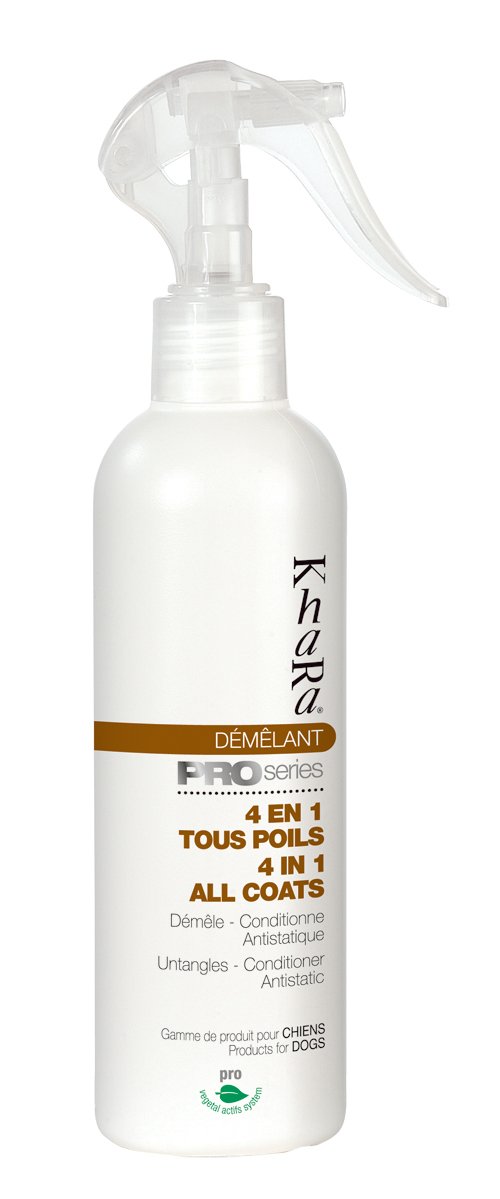 KHARA KP572056 Démêlant 4 en 1 pour Chien - 250 ml
