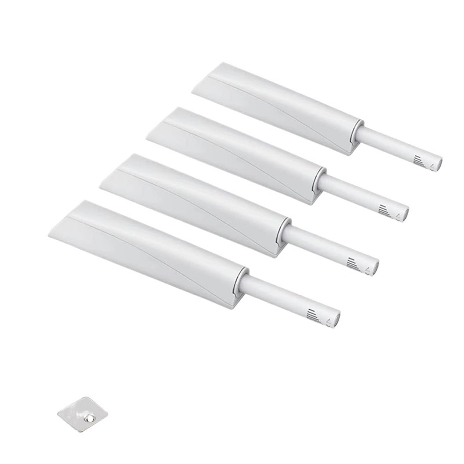 Zuxwux Color2-4Pcs Cabinet Push Latch Wardrobe Door Rebounder Handle-Free Push-Type Springer Switch Invisible Cabinet(Color2-4Pcs)