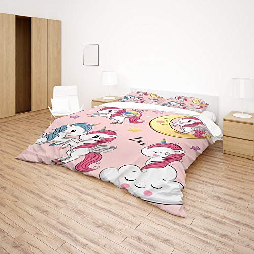 Parure de lit King en microfibre polyester pour un sommeil confortable