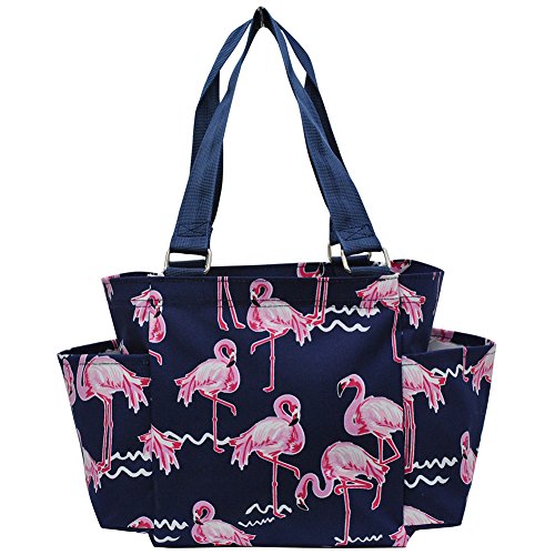 Flamingo NGIL Small Zippered Caddy Organizer Tote Bag3