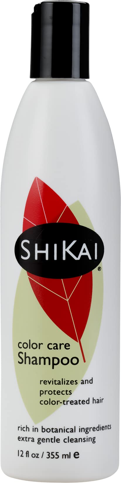 ShiKai Color Care Shampoo (12 Fl Oz) | Gentle Soap-Free Cleanser with ShiKai Extract | UV Filters for Daily Color Protection | Leaves Hair Shiny &