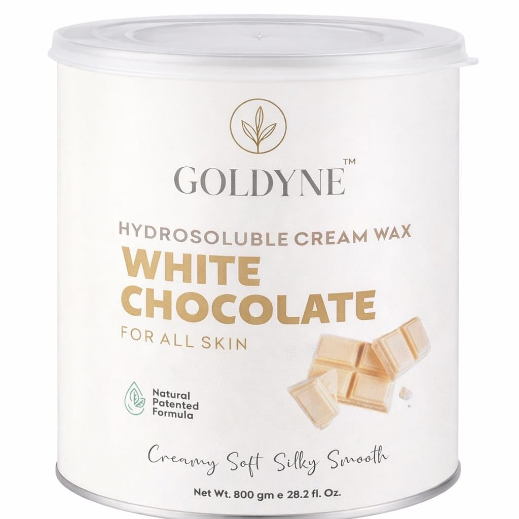 GOLDYNE Hydro Soluble Cream Wax – White Chocolate | For All Skin Types | Smooth & Gentle Hair Removal | 800gm-image-7