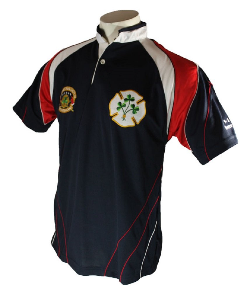 Malham Live for RugbySilky Sullivan Rugby Collection Men's Irish American Firefighter Rugby Jersey