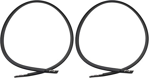 AUTOKAY Moldura de techo lateral izquierdo y derecho para Honda Civic Sedan 2012-2015 4 puertas, 2 piezas, kit de moldura de techo negro