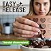 Chocolate Molds Silicone - Set of 6 (with Free Recipes eBook) - Non-Stick & Food Grade Candy Molds for Chocolate, Jelly Candies, Truffles, Bath Melts & Candles - Dishwasher Safe