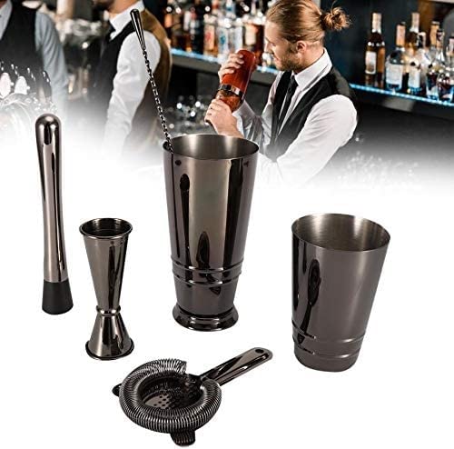 Set da Barman, Set di cucchiai da miscelazione con colino e misurino for Cocktail