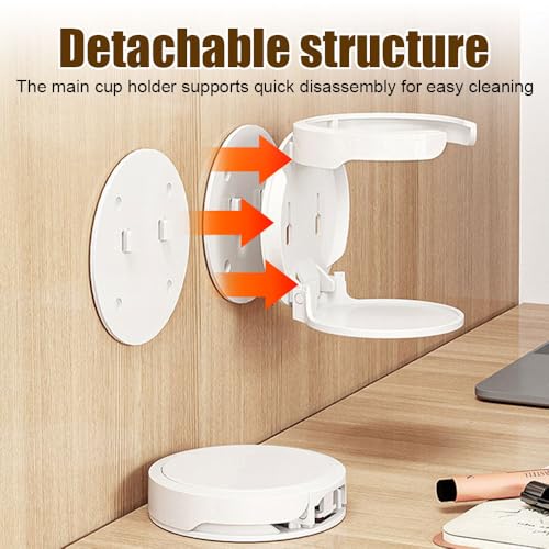 Portavasos de pared plegable adhesivo para carro miniatura 5