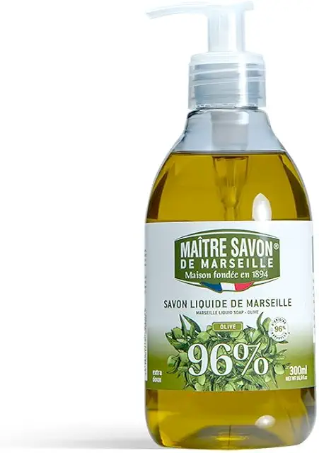 Savon Liquide de Marseille à l'Huile d'Olive - 300ml - Nettoyant Doux Naturel