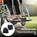 Healvian Wheelchair Foot Rest Pedal Heavy Duty Replacement Parts for Electric Wheelchair