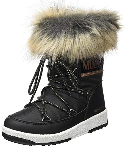 Botte de neige MB Jr Girl Monaco Low WP Moon Boot pour les vacances aux sports d'hiver