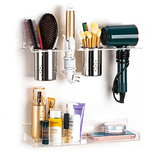 Hair Tool Organizer Wall Mount Set (2)