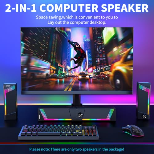 Offsir Computer Speakers, Pc Soundbar thumb #1