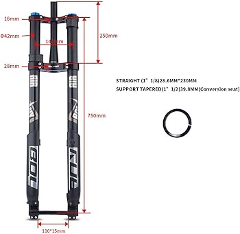 Atomlab ダートジャンプ用倒立フォーク サスペンション Atomlab ダートジャンプ用倒立フォーク サスペンション