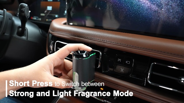 Profumatore Auto ASTRALER Con Oli Essenziali - Diffusore Ricaricabile, Accensione Automatica - Foto 4