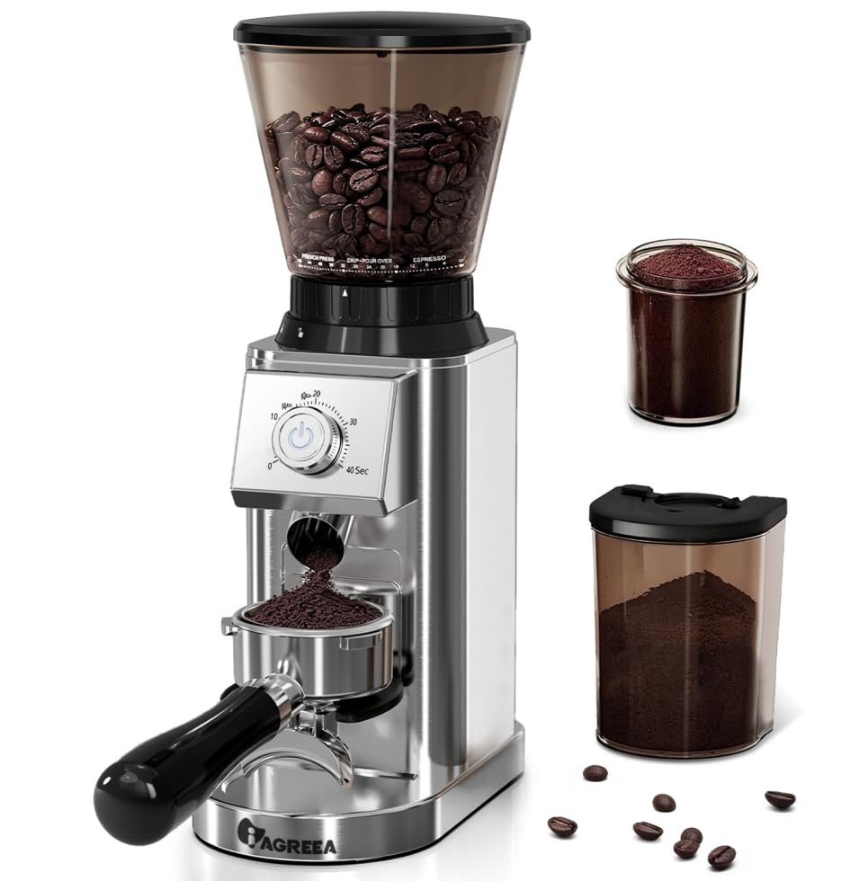 IAGREEA Burr Coffee Grinder