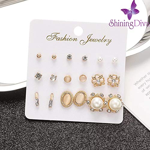 Pearl Stud Earrings for Girls